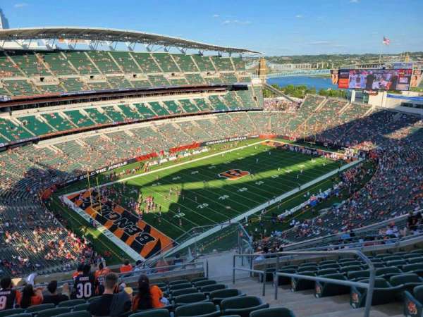 Paycor Stadium, section: 317, row: 21, seat: 3