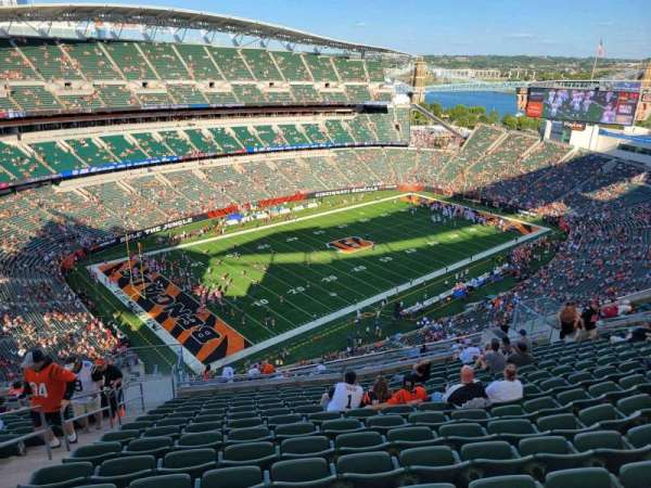 Paycor Stadium, section: 316, row: 26, seat: 23