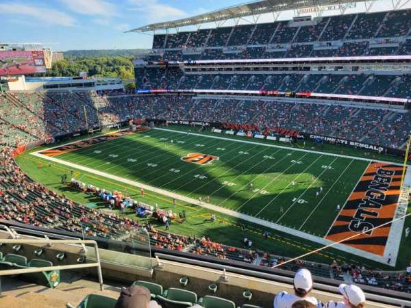 Paycor Stadium, section: 235, row: 5, seat: 18