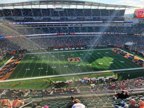 Paycor Stadium, section: 341, row: 8w, seat: 13
