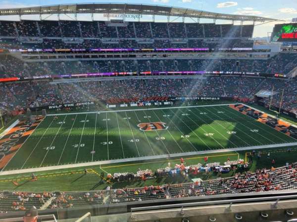 Paycor Stadium, section: 341, row: 5, seat: 22