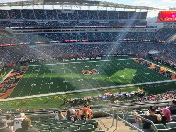 Paycor Stadium, section: 342, row: 9, seat: 2