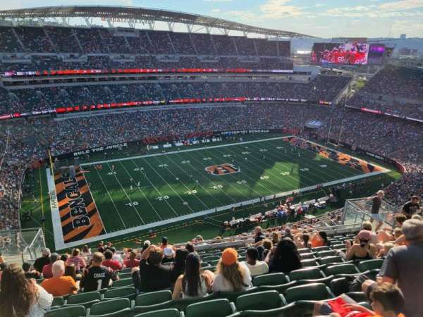 Paycor Stadium, section: 344, row: 23, seat: 17