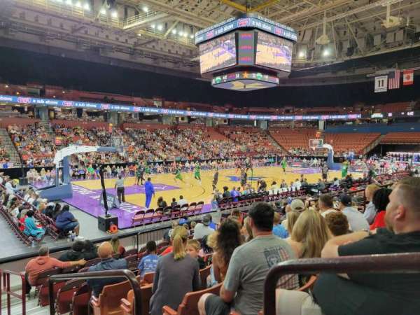 Bon Secours Wellness Arena, section: 100, row: f, seat: 1