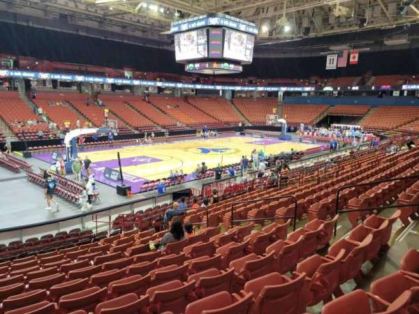 Bon Secours Wellness Arena, section: 100, row: m, seat: 10