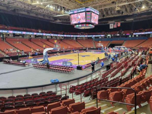 Bon Secours Wellness Arena, section: 121, row: g, seat: 4