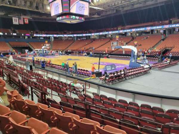 Bon Secours Wellness Arena, section: 116, row: d, seat: 3