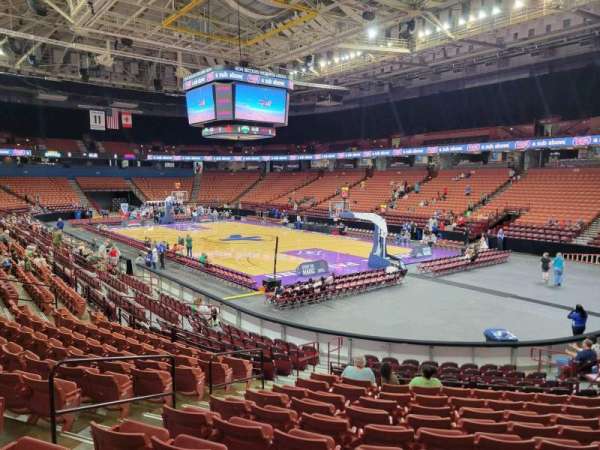 Bon Secours Wellness Arena, section: 117, row: L, seat: 14