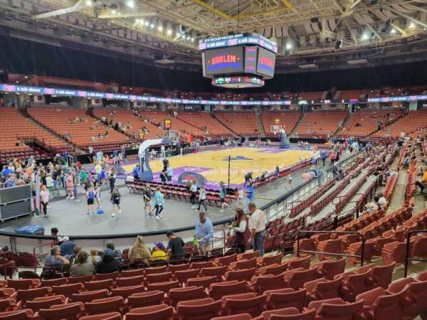 Bon Secours Wellness Arena, section: 110, row: k, seat: 9