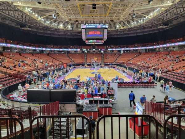 Bon Secours Wellness Arena, section: 108, row: L, seat: 9