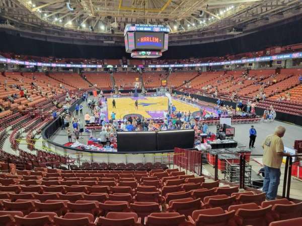 Bon Secours Wellness Arena, section: 107, row: m, seat: 5