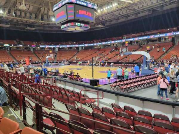 Bon Secours Wellness Arena, section: 105, row: b, seat: 5