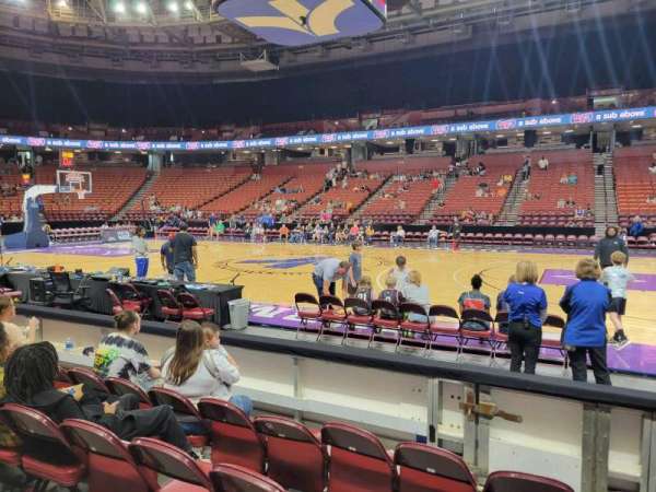 Bon Secours Wellness Arena, section: 103, row: dd, seat: 2