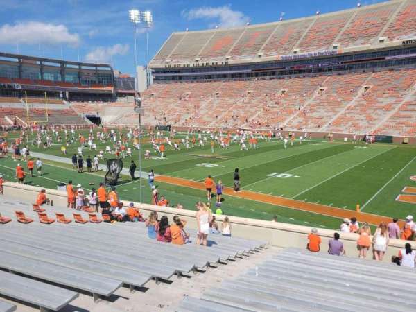 Memorial Stadium, Clemson, section: b, row: s, seat: 10