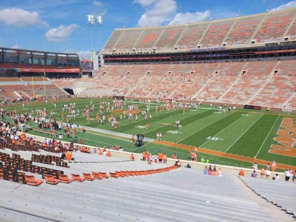 Memorial Stadium, Clemson, section: b, row: oo, seat: 7