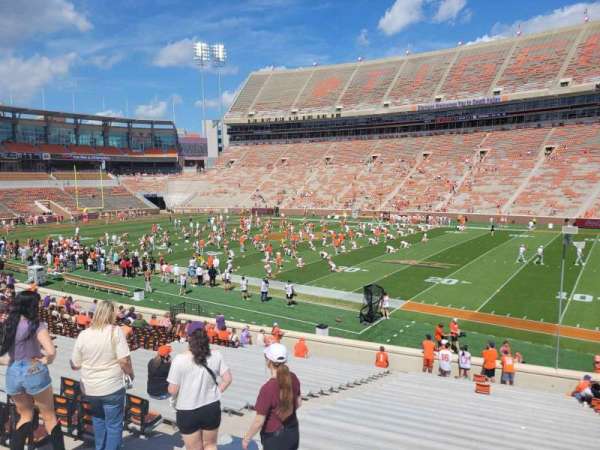 Memorial Stadium, Clemson, section: c, row: aa, seat: 16