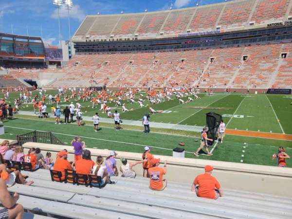 Memorial Stadium, Clemson, section: c, row: L, seat: 17