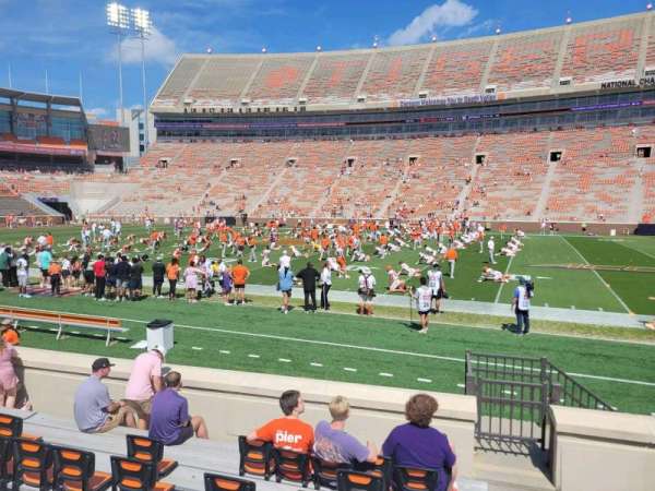 Memorial Stadium, Clemson, section: d, row: I, seat: 1