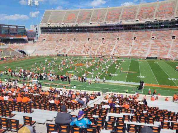 Memorial Stadium, Clemson, section: d, row: nn, seat: 12