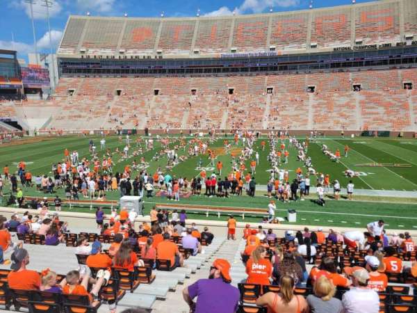 Memorial Stadium, Clemson, section: e, row: y, seat: 2