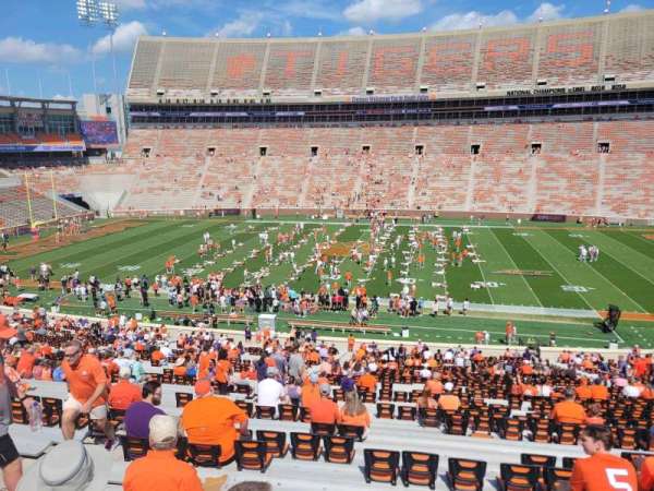 Memorial Stadium, Clemson, section: ue, row: e, seat: 24