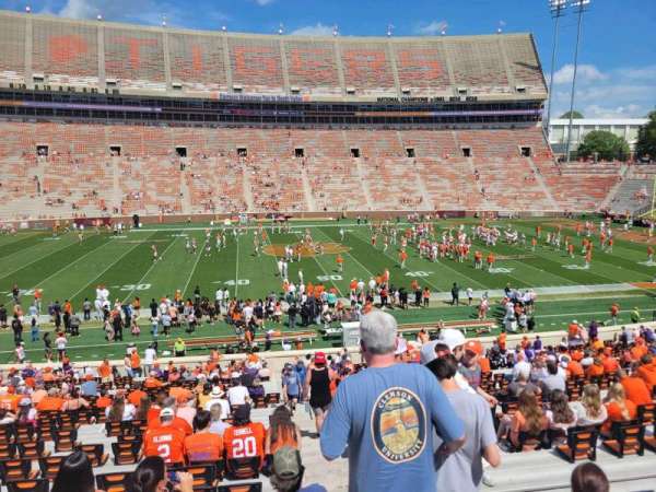 Memorial Stadium, Clemson, section: f, row: jj, seat: 2