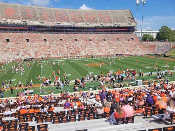 Memorial Stadium, Clemson, section: g, row: LL, seat: 18