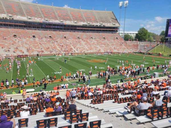 Memorial Stadium, Clemson, section: H, row: II, seat: 10