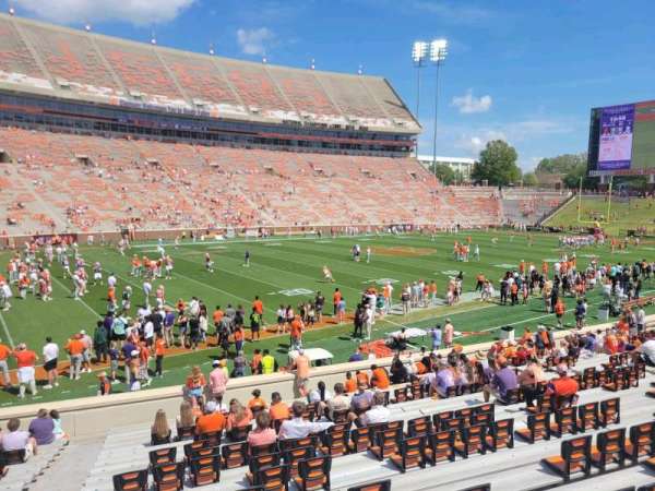 Memorial Stadium, Clemson, section: I, row: V, seat: 3