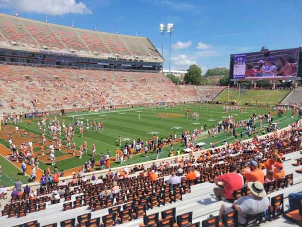 Memorial Stadium, Clemson, section: j, row: jj, seat: 7