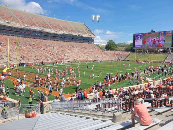 Memorial Stadium, Clemson, section: j, row: x, seat: 24