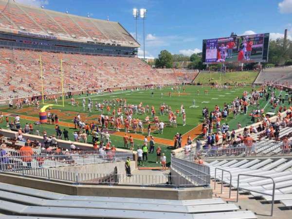 Memorial Stadium, Clemson, section: y, row: aa, seat: 42