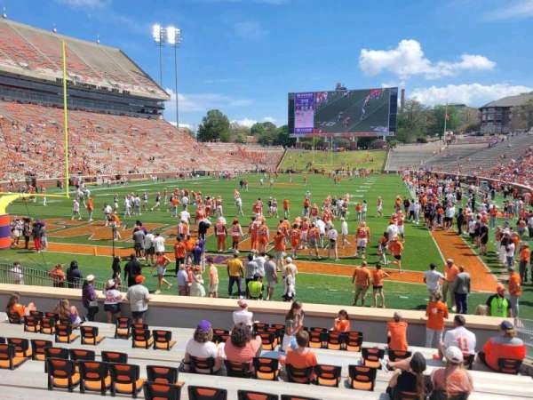 Memorial Stadium, Clemson, section: y, row: o, seat: 15