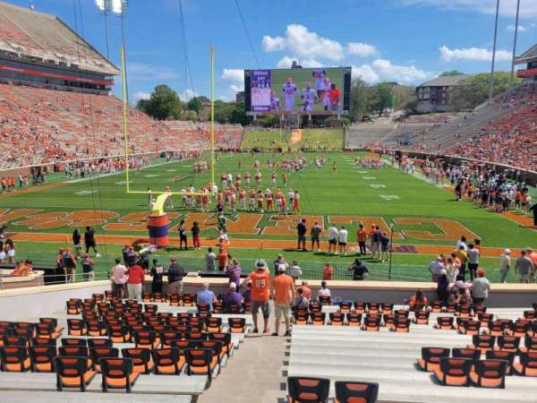 Memorial Stadium, Clemson, section: x, row: u, seat: 2