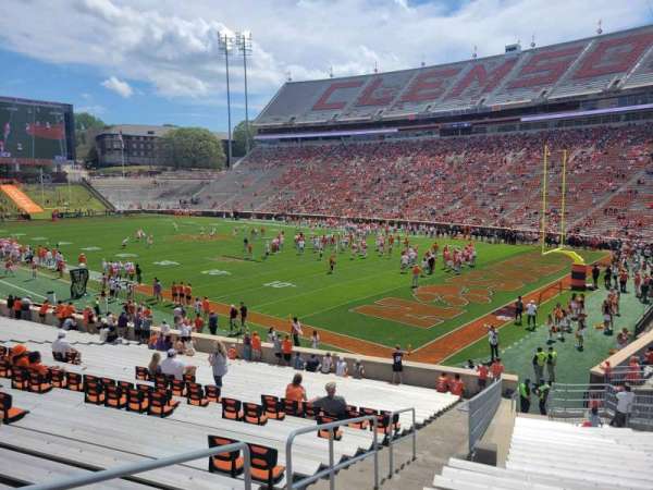Memorial Stadium, Clemson, section: t, row: cc, seat: 6