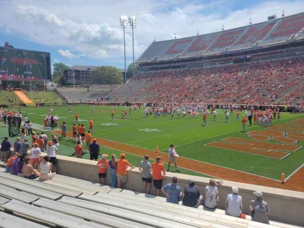 Memorial Stadium, Clemson, section: t, row: L, seat: 17