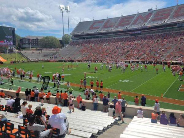 Memorial Stadium, Clemson, section: s, row: r, seat: 6