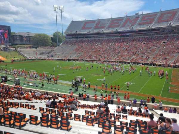 Memorial Stadium, Clemson, section: s, row: gg, seat: 11