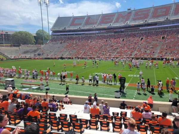 Memorial Stadium, Clemson, section: r, row: s, seat: 13