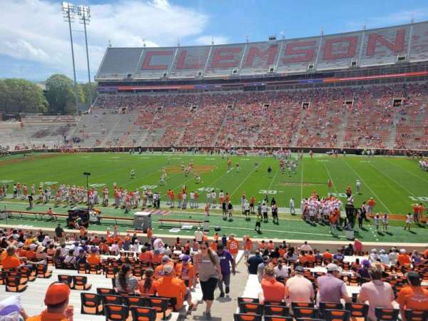 Memorial Stadium, Clemson, section: q, row: gg, seat: 4