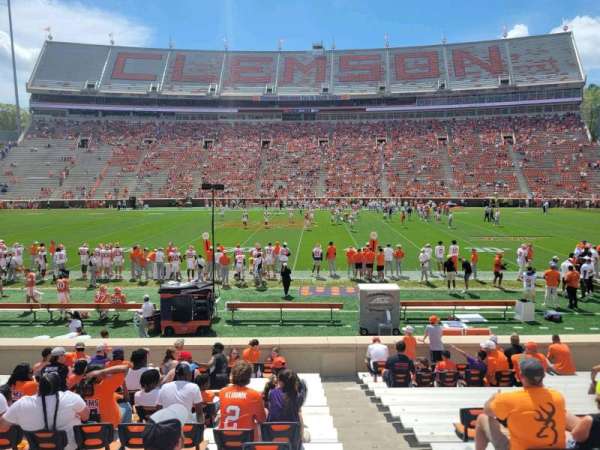 Memorial Stadium, Clemson, section: p, row: p, seat: 1