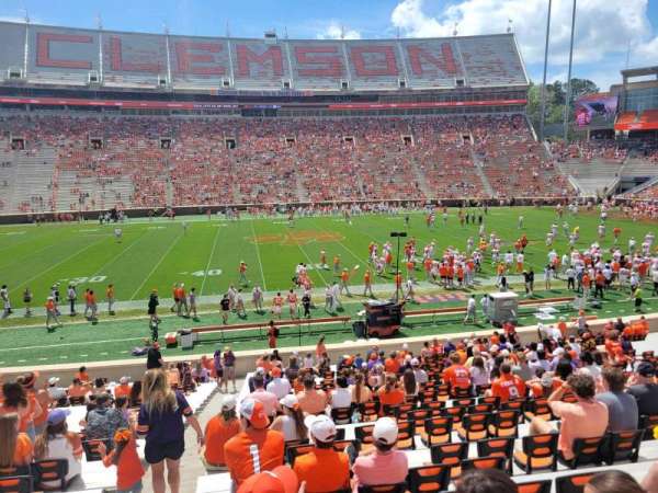 Memorial Stadium, Clemson, section: o, row: bb, seat: 3