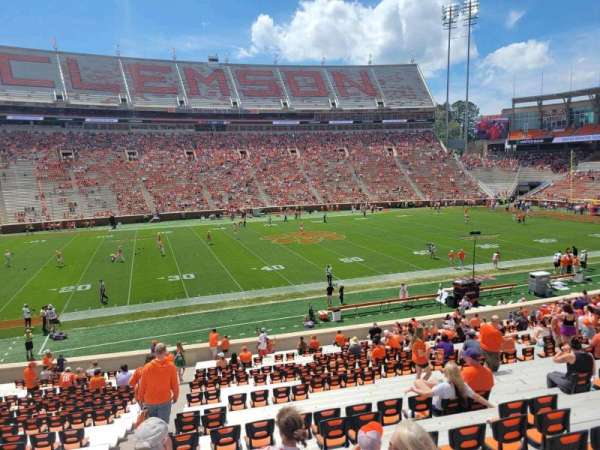 Memorial Stadium, Clemson, section: n, row: gg, seat: 3