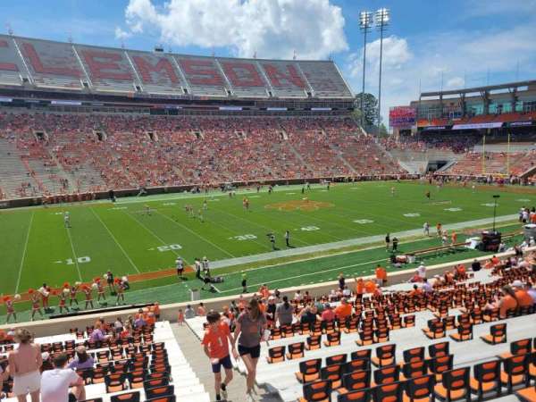 Memorial Stadium, Clemson, section: m, row: hh, seat: 4