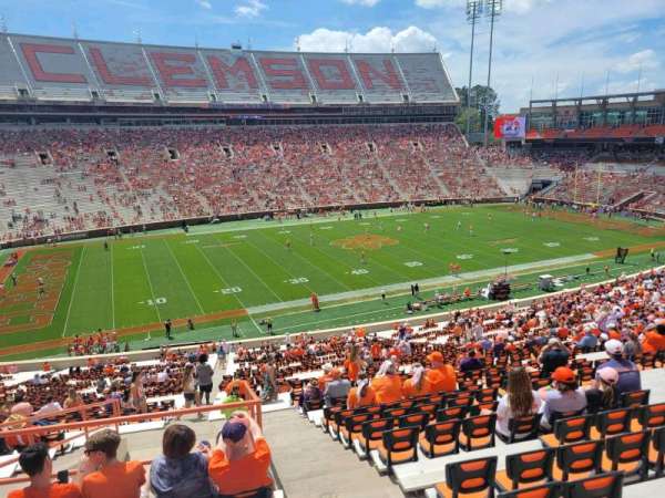 Memorial Stadium, Clemson, section: um, row: p, seat: 2