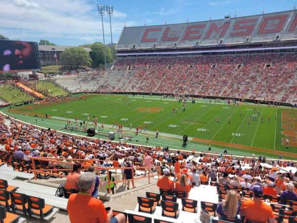 Memorial Stadium, Clemson, section: ur, row: q, seat: 10