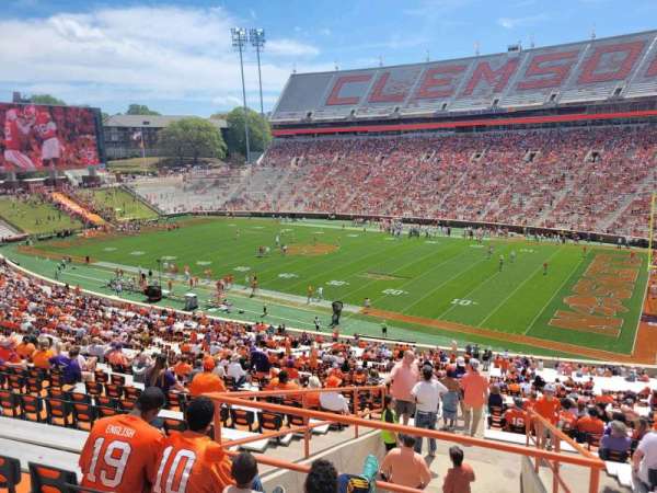 Memorial Stadium, Clemson, section: us, row: n, seat: 3