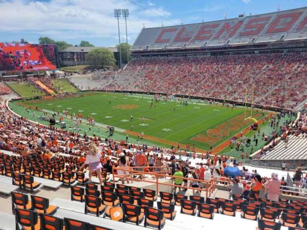 Memorial Stadium, Clemson, section: ut, row: s, seat: 18