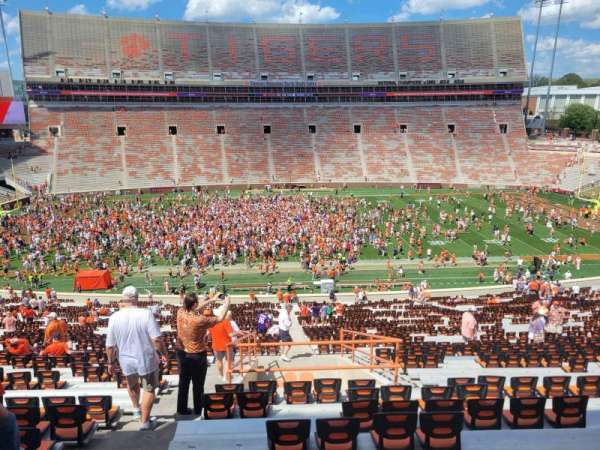 Memorial Stadium, Clemson, section: uf, row: s, seat: 5