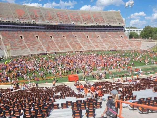 Memorial Stadium, Clemson, section: uh, row: f, seat: 2